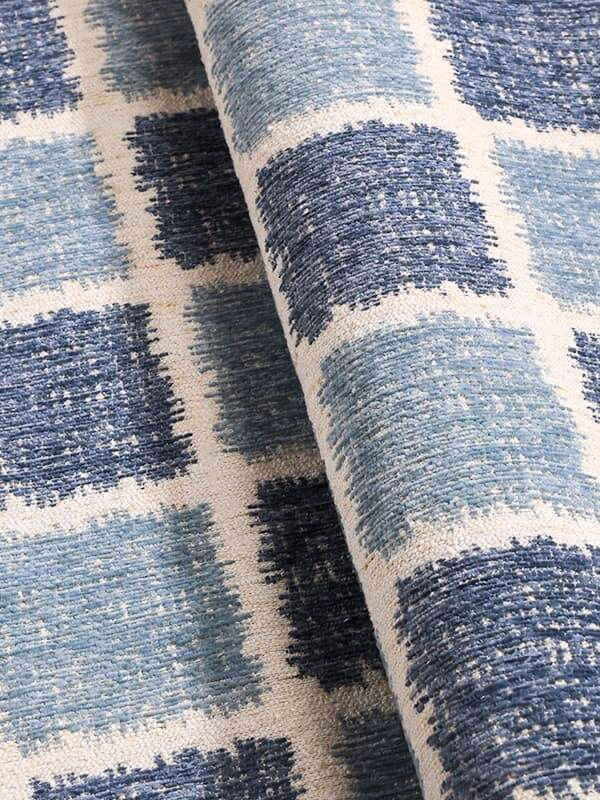 ผ้า Jacquard Chenille ลายตารางที่มีพื้นผิว TED